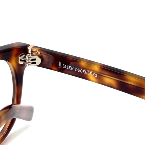 NEW!!! ELLEN DEGENERES Eyeglasses O-04 TORT Authentic main image 5